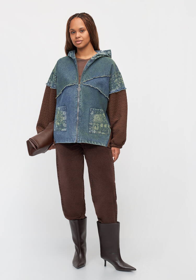 Джинсовая куртка Бархат сумерек шир.  750, рис. 2