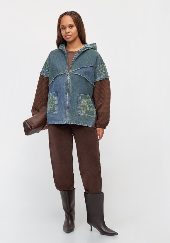 Джинсовая куртка Бархат сумерек шир.  580, рис. 2