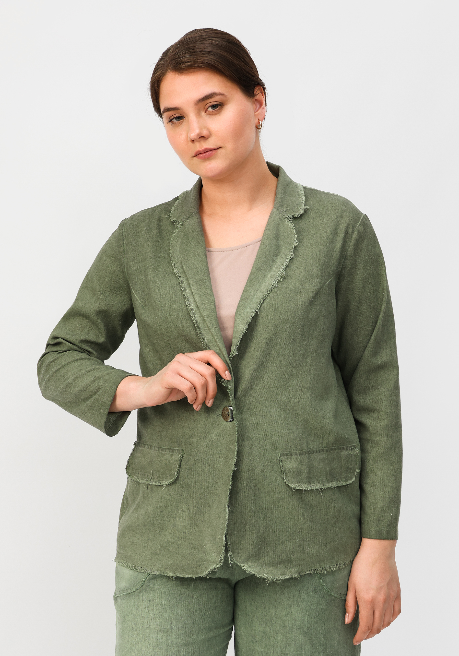 Пиджак "Эвелин" ANIKO, цвет зеленый, размер 52