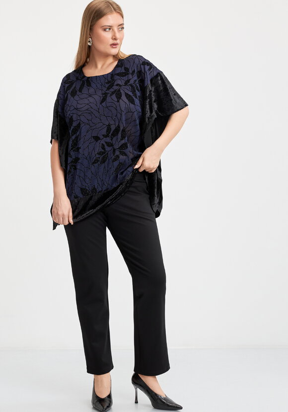 Брюки Кокетка с начесом шир.  580, рис. 13