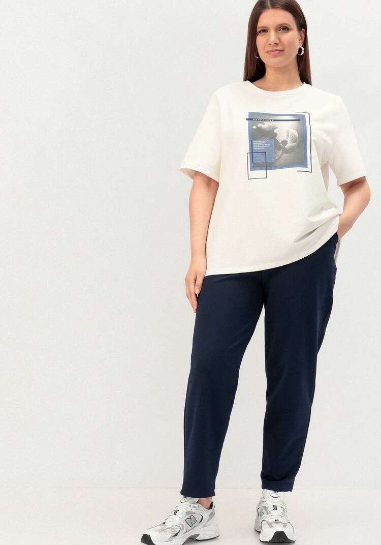 Комплект брючный с принтом на футболке шир.  750, рис. 8