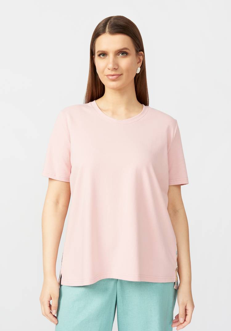 Блуза в комбинации из двух тканей шир.  750, рис. 10