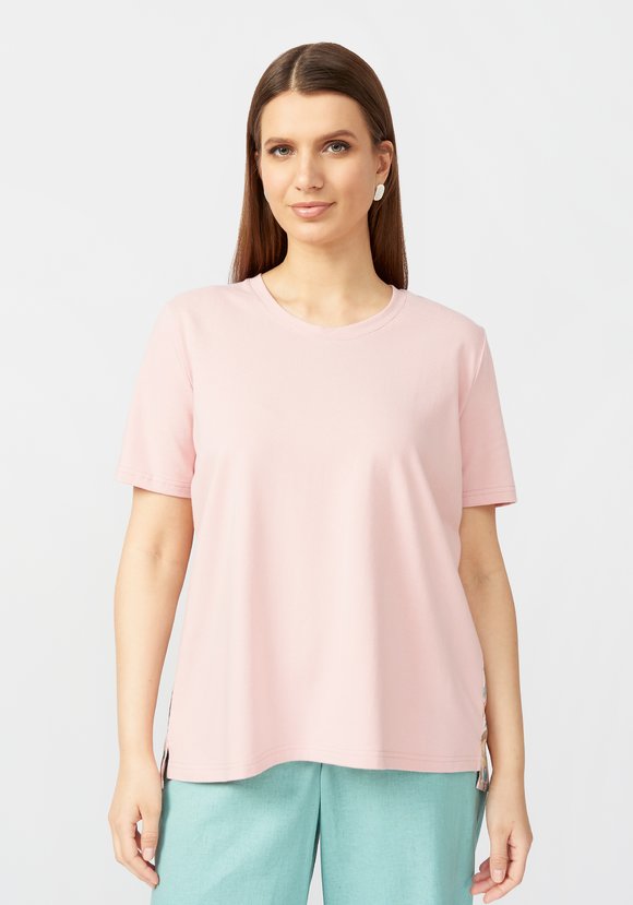 Блуза в комбинации из двух тканей шир.  580, рис. 10