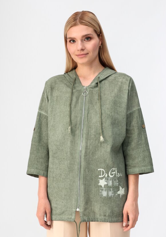 Блуза с капюшоном Милена шир.  580, рис. 9