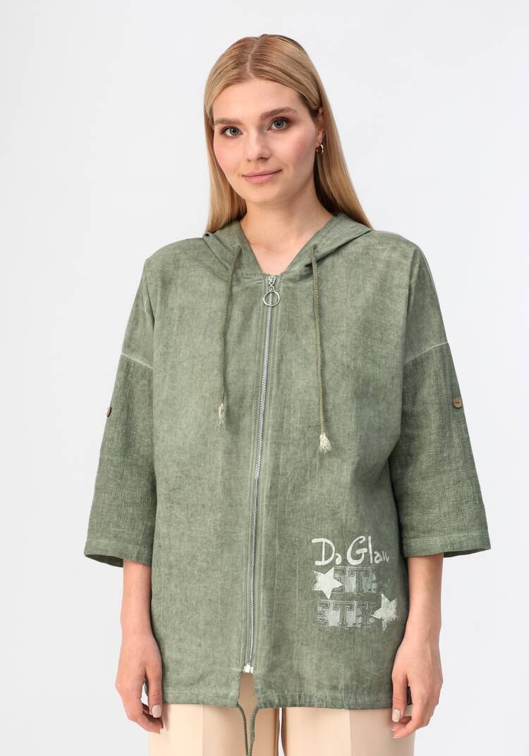 Блуза с капюшоном Милена шир.  750, рис. 9