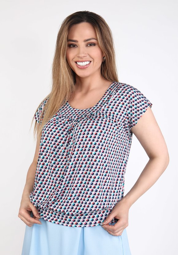 Блуза Ласковые касания шир.  580, рис. 3