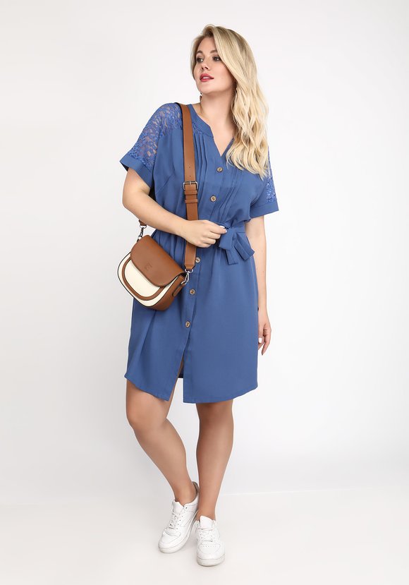 Туника с кружевом шир.  580, рис. 3