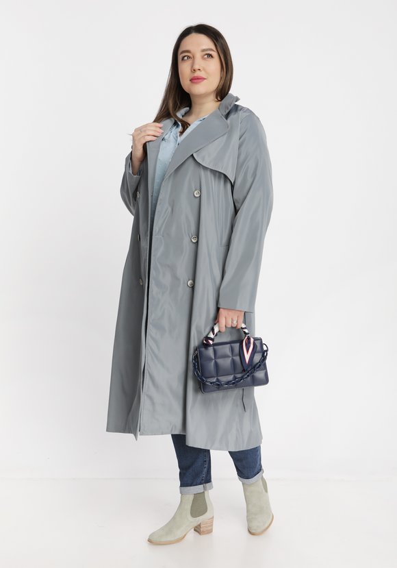 Тренч однотонный шир.  580, рис. 2