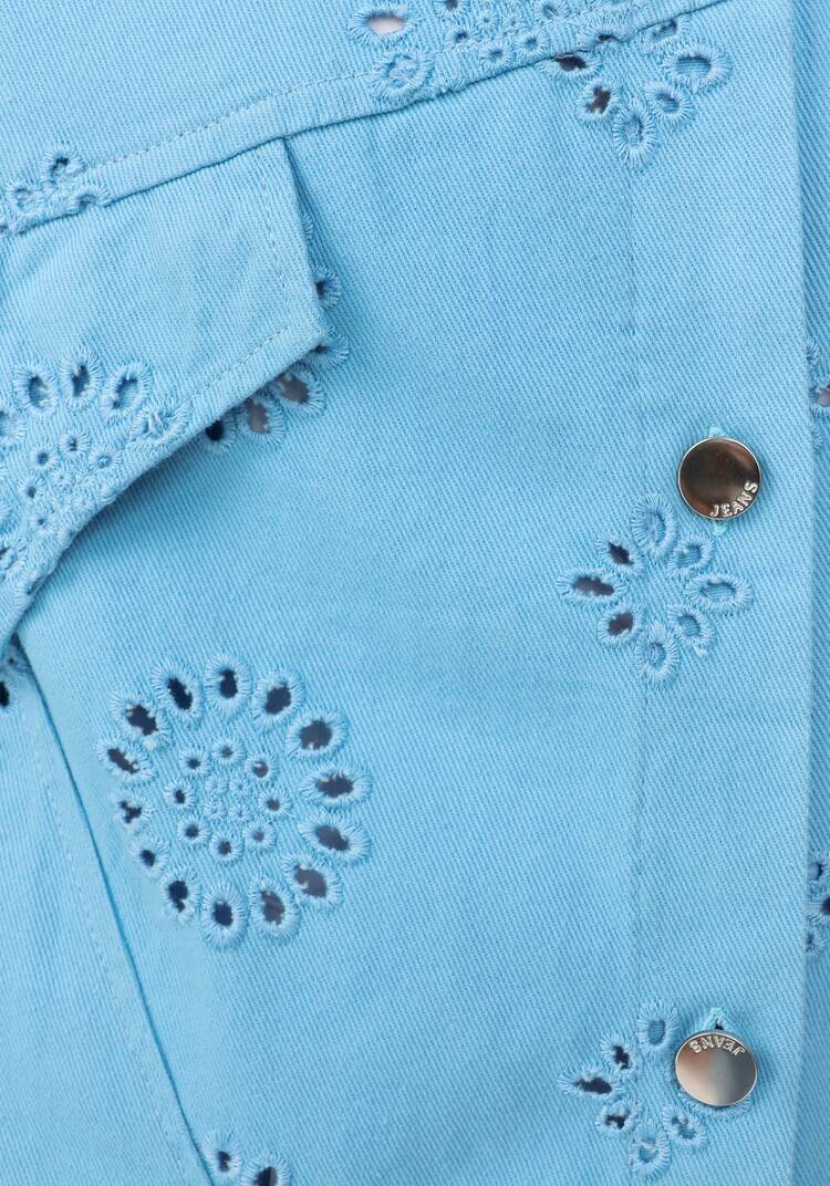 Джинсовая куртка с ришелье шир.  750, рис. 11