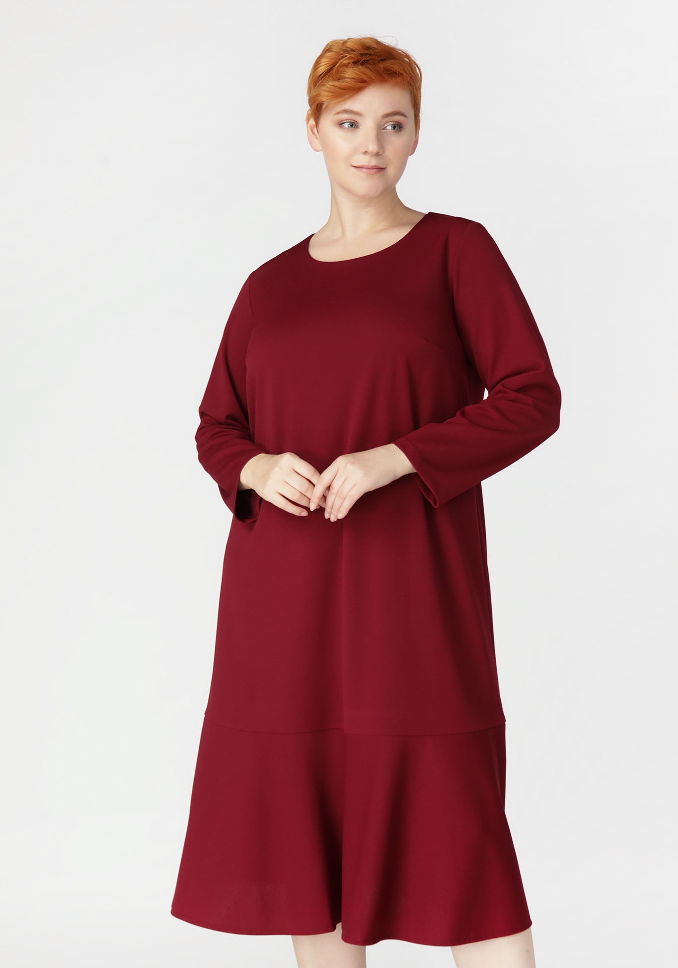 Платье "Восхитительная грация" Bianka Modeno, размер 50, цвет красный - фото 1