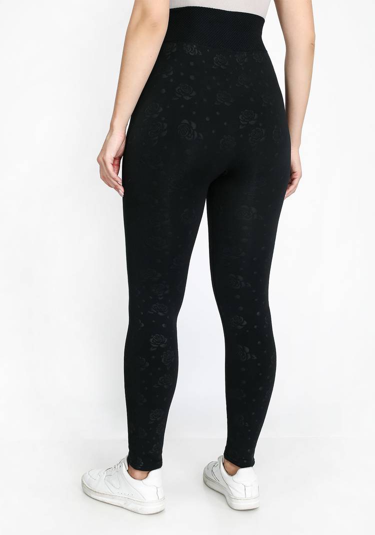 Леггинсы на высокой посадке с узором шир.  750, рис. 5