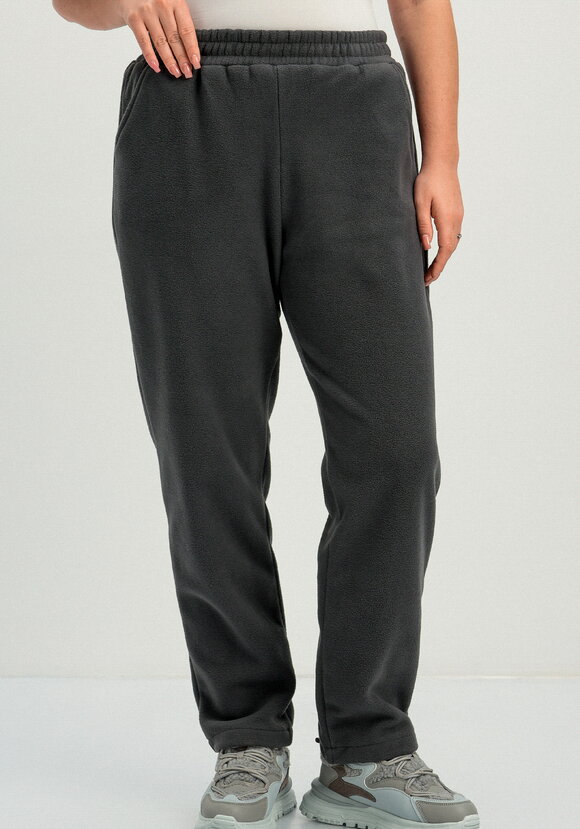 Брюки прямые из флиса на резинке шир.  580, рис. 12