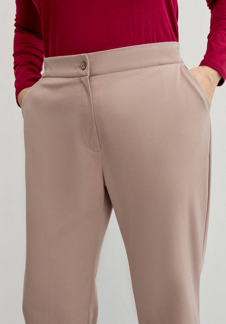 Брюки классические с карманами Белла шир.  750, рис. 5