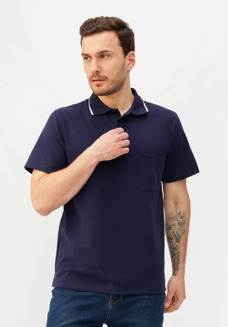 Футболка поло мужская шир.  750, рис. 14