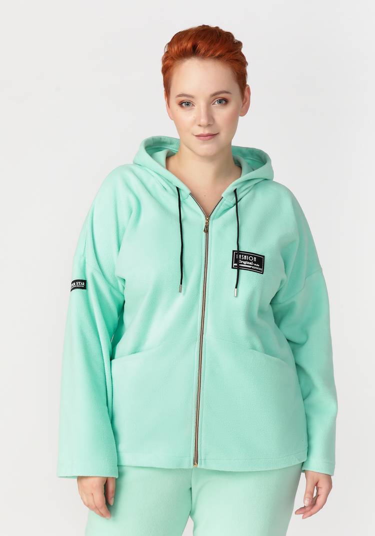 Толстовка на молнии из флиса шир.  750, рис. 6