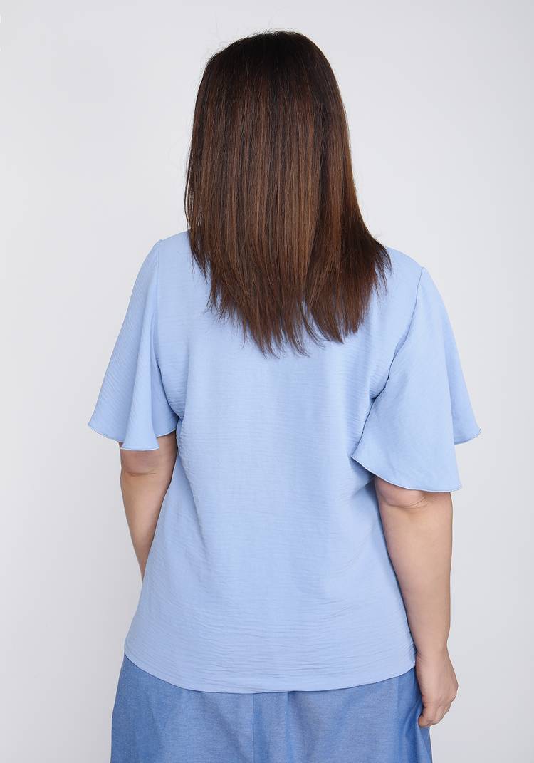 Блуза с широким рукавом прямого силуэта шир.  750, рис. 10