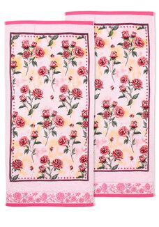 Полотенце махровое лицевое Дарина, 2 шт.