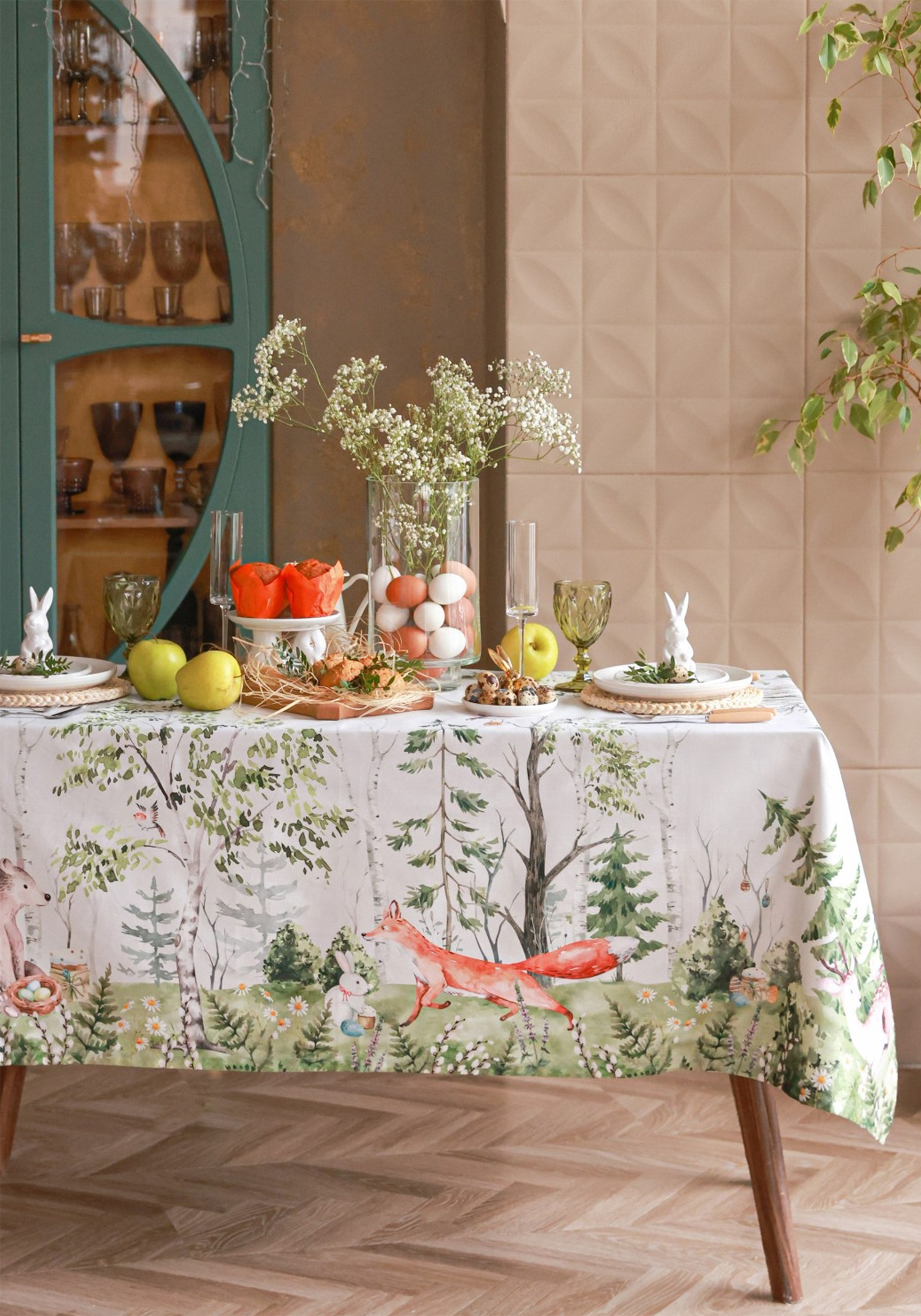 Скатерть с пропиткой quotЛесная сказка quot 999₽