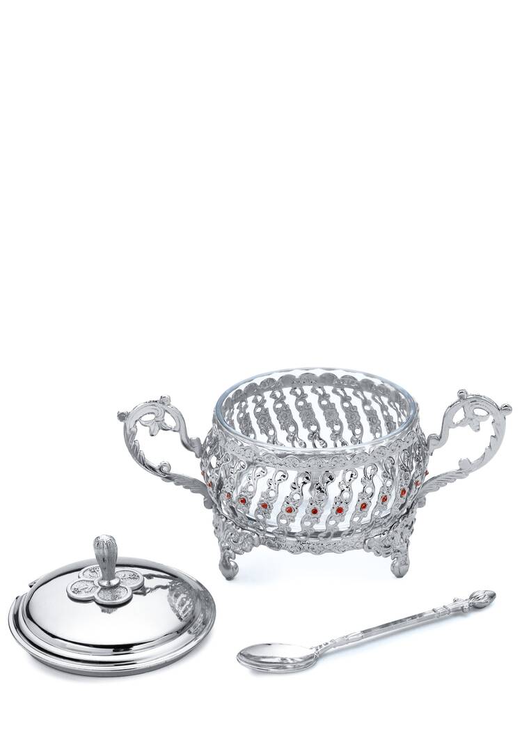Сахарница c ложкой Царская шир.  750, рис. 6