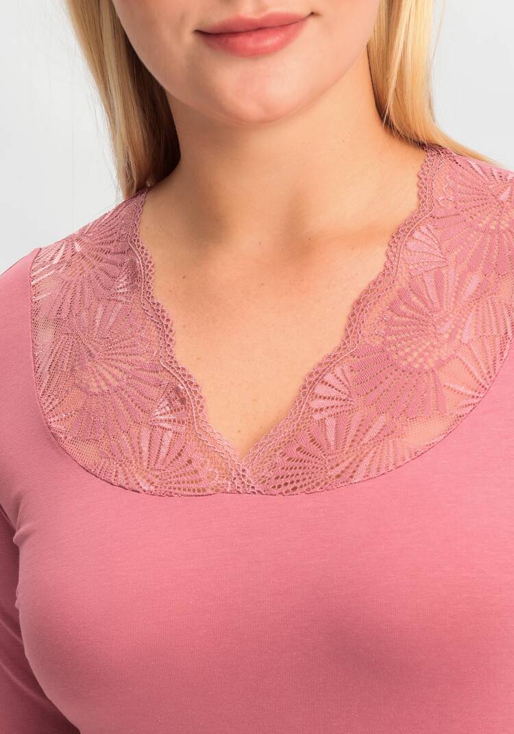 Майка с рукавом 3/4 Кармен шир.  750, рис. 21