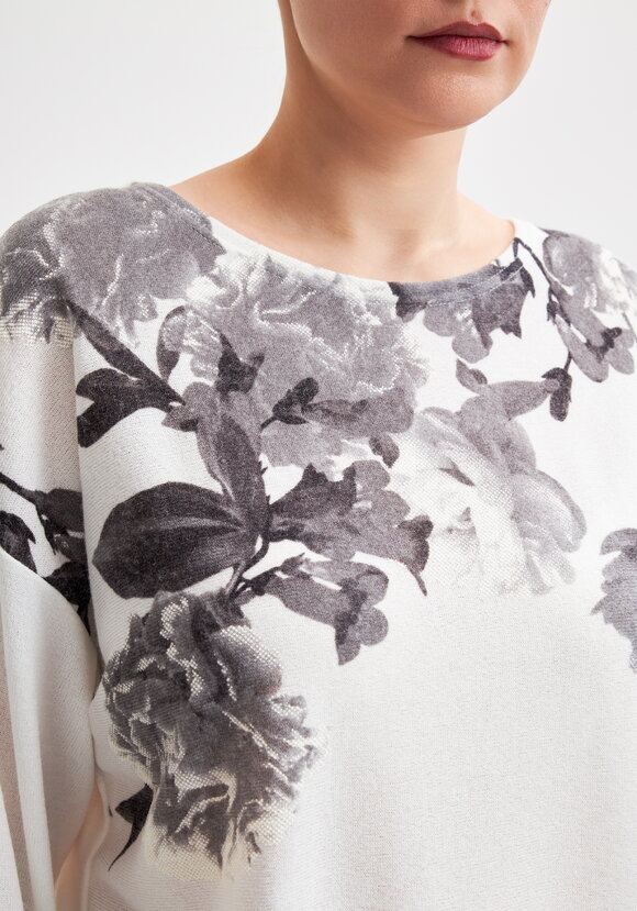 Джемпер Нежные цветы шир.  580, рис. 5