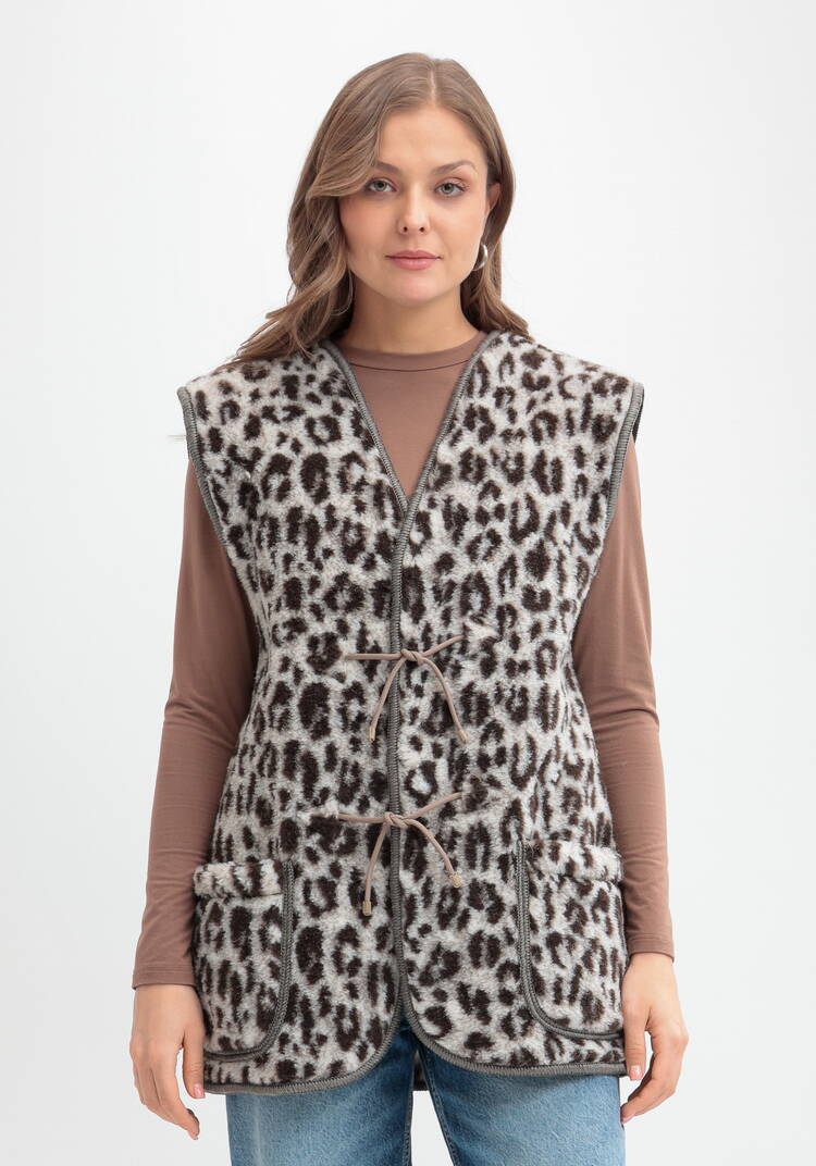 Жилет из овечьей шерсти Меринос шир.  750, рис. 10