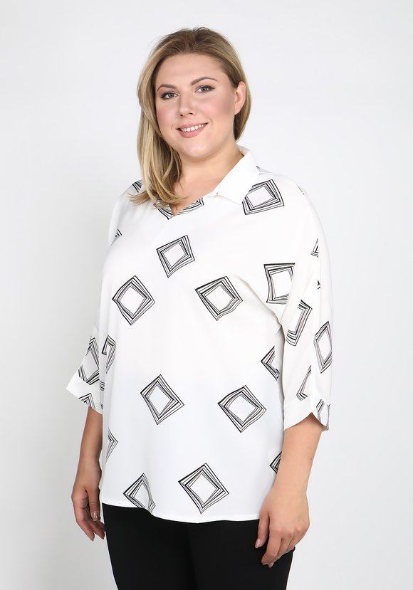 Блуза Обворожительная незнакомка шир.  580, рис. 5