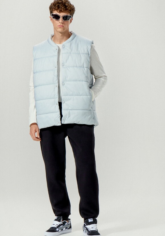 Брюки утеплённые из футера на резинке шир.  580, рис. 1