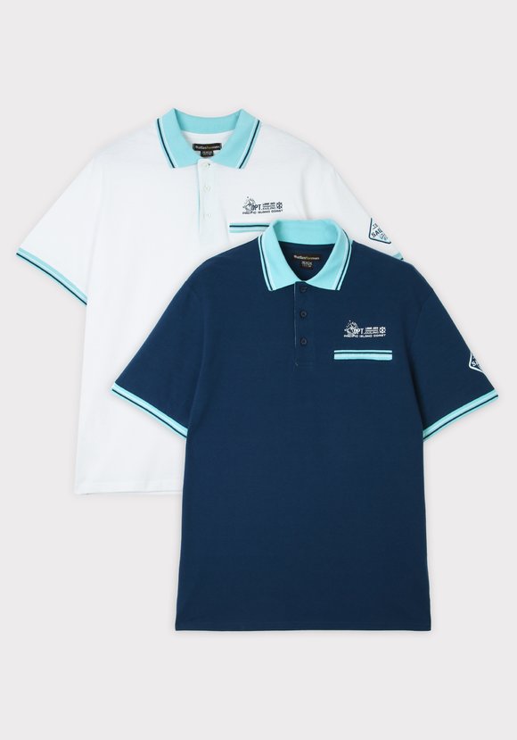 Комплект из 2х поло из хлопка Базиль шир.  580, рис. 1