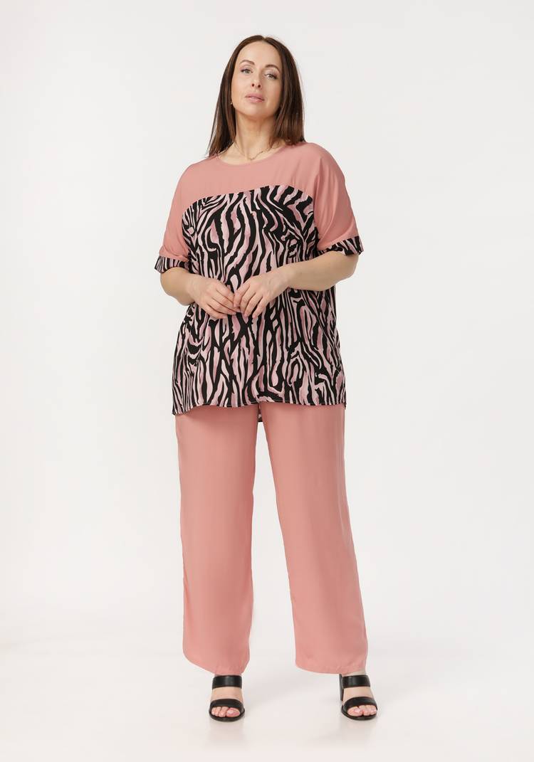 Костюм с анималистическим принтом шир.  750, рис. 12