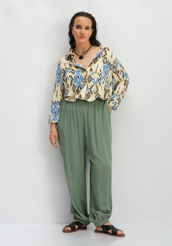 Брюки-шаровары с карманами шир.  580, рис. 16