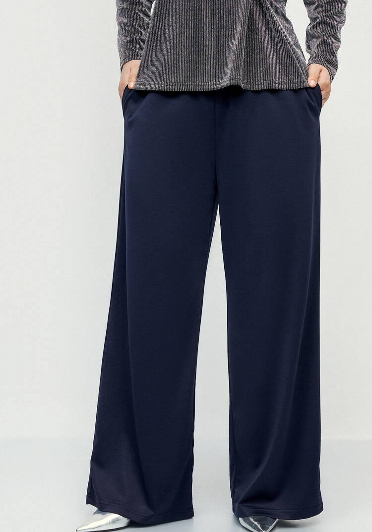 Брюки широкие трикотажные шир.  750, рис. 18