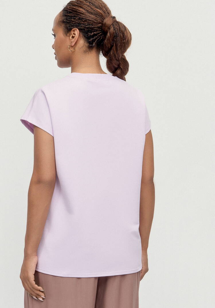 Футболка из трикотажа со спущенным плечом шир.  750, рис. 18