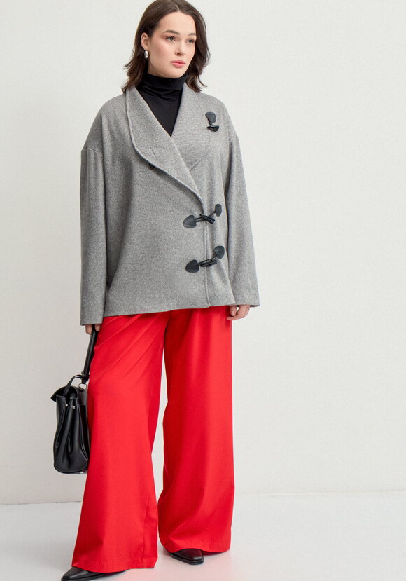 Пиджак с асимметричной застёжкой шир.  580, рис. 17