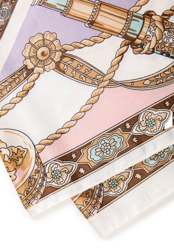 Платок шелковый Лиона шир.  580, рис. 18