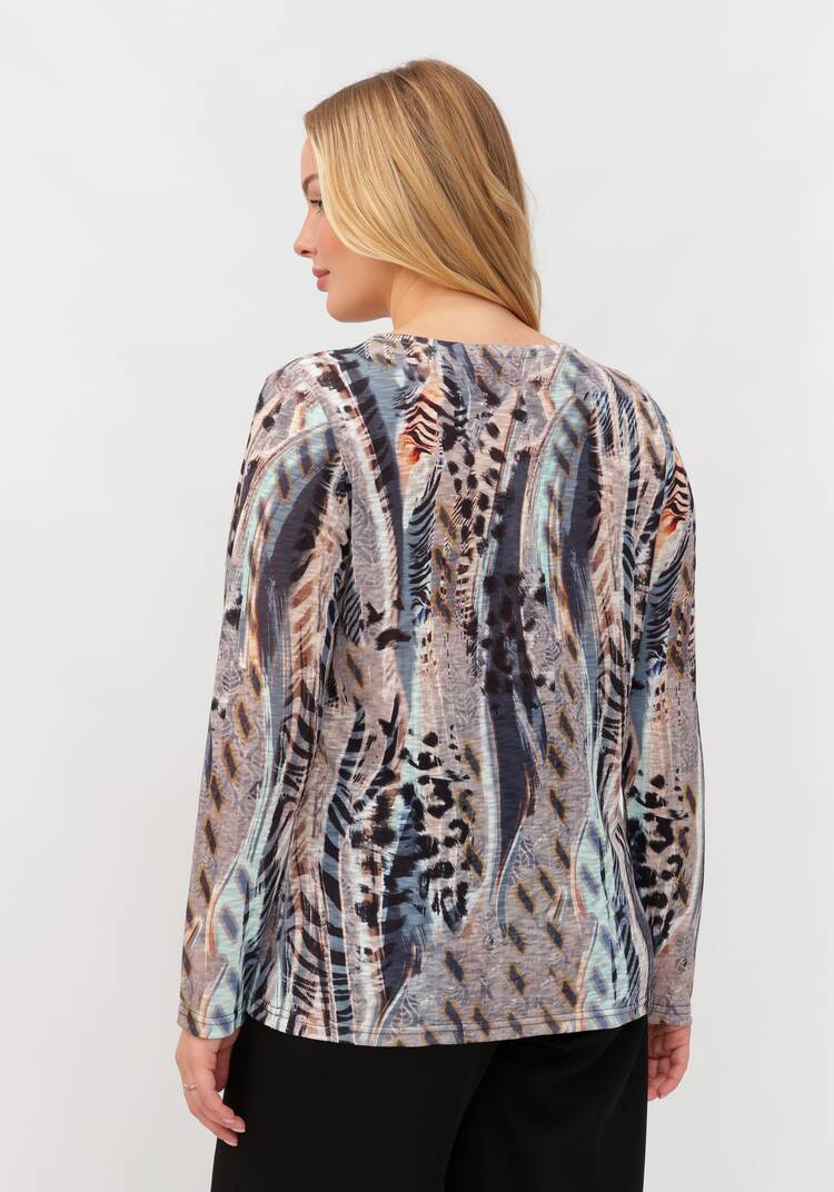 Блуза Ария с узором шир.  750, рис. 7