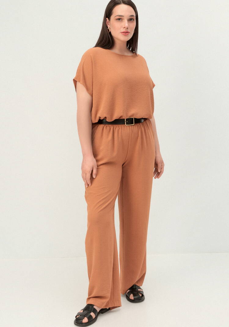 Брюки с карманами, свободного кроя шир.  750, рис. 41