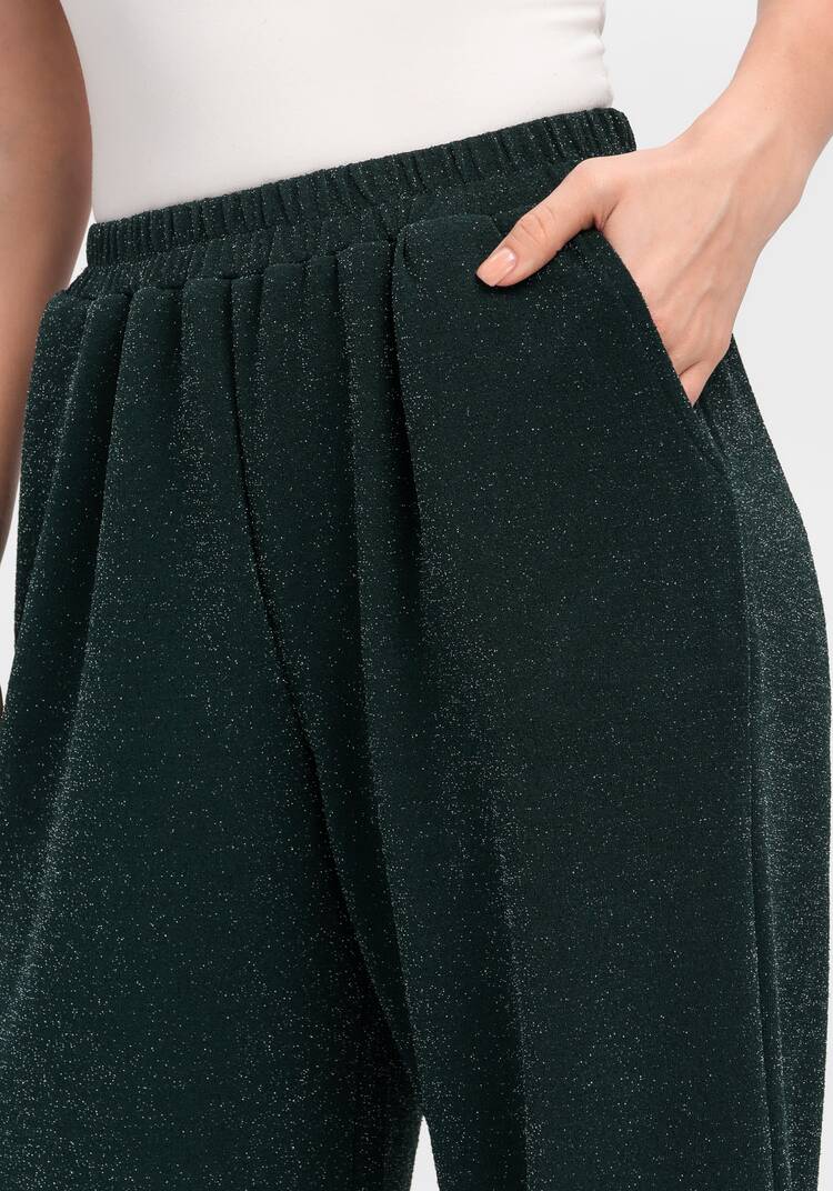 Брюки прямые с люрексом шир.  750, рис. 10