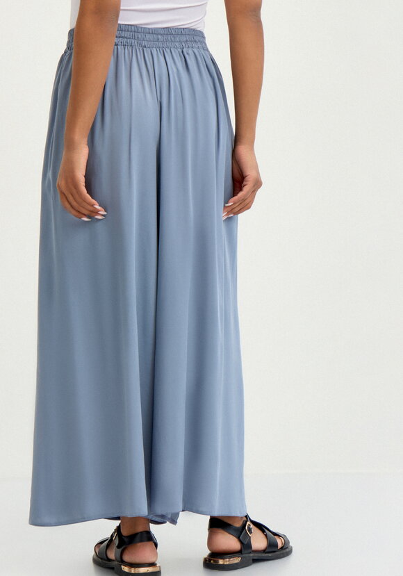 Брюки свободного кроя с запахом шир.  580, рис. 11