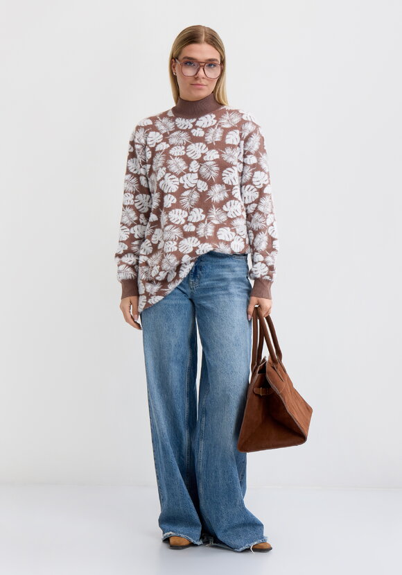 Туника пушистая с принтом шир.  580, рис. 20