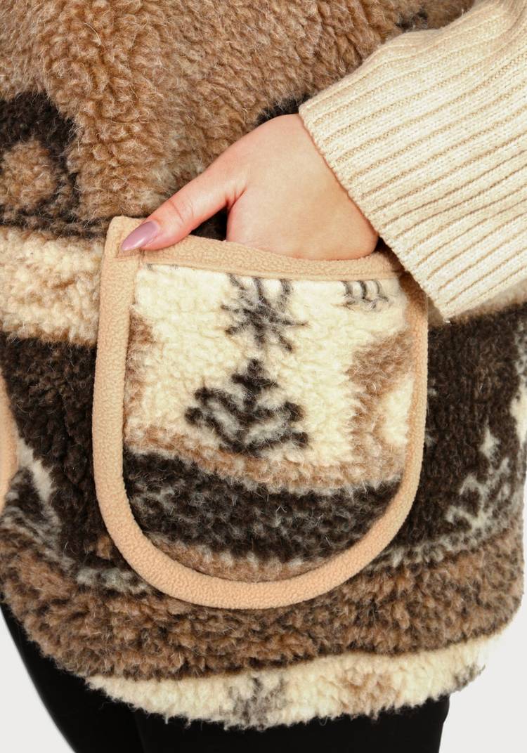 Меховой жилет из верблюжьей шерсти шир.  750, рис. 12