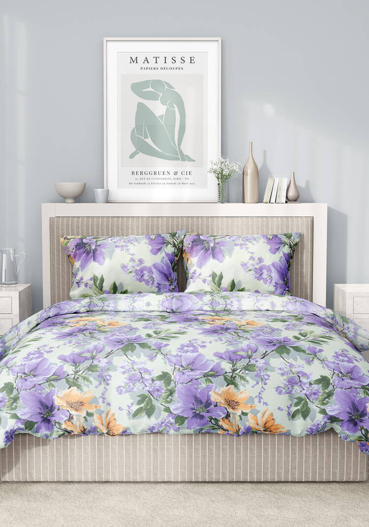 КПБ бязь Цветочная рапсодия шир.  750, рис. 9