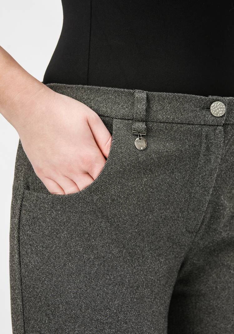 Брюки бананы классического кроя шир.  750, рис. 5