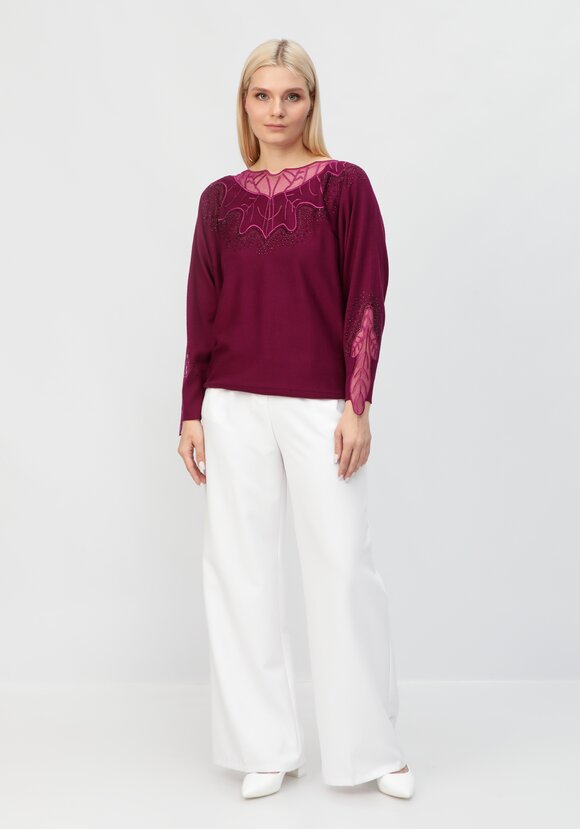 Джемпер Туманная легкость шир.  580, рис. 22