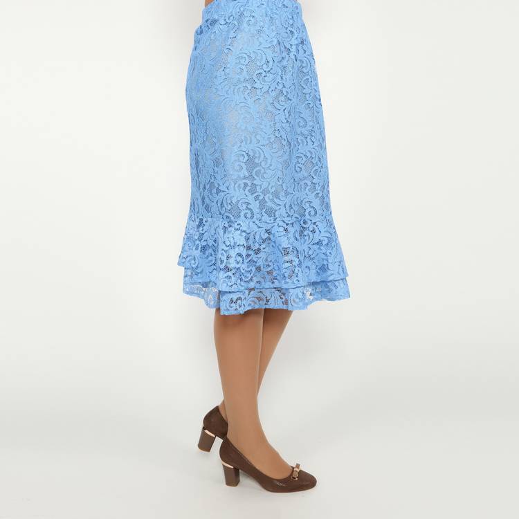 Юбка на резинке кружевная шир.  750, рис. 26