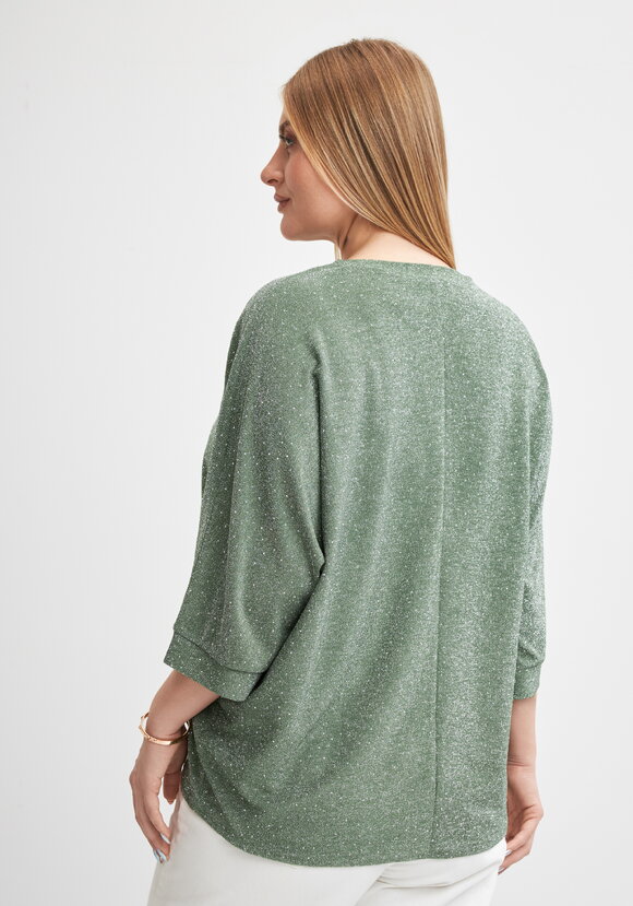 Джемпер с люрексом и стразами Серсея шир.  580, рис. 3