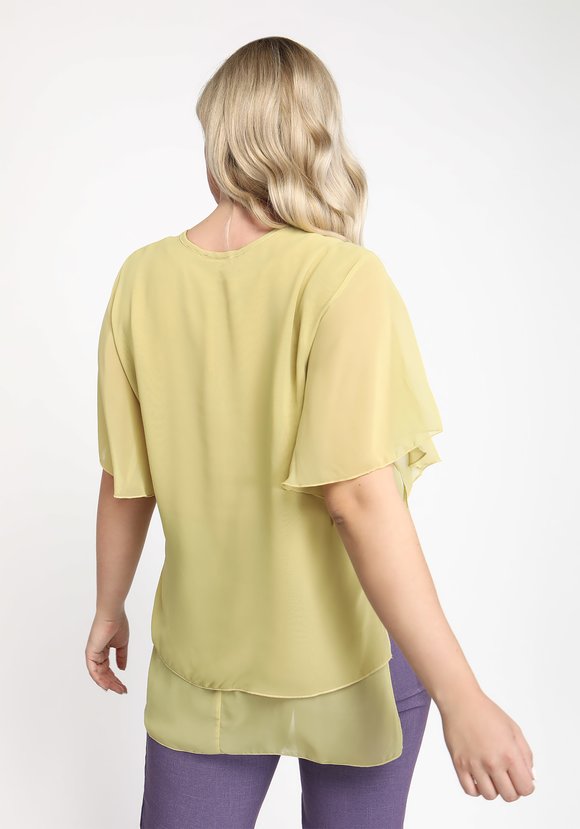 Блуза Яркая модница шир.  580, рис. 2