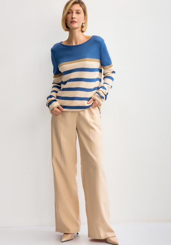 Джемпер в полоску с метанитью шир.  580, рис. 8