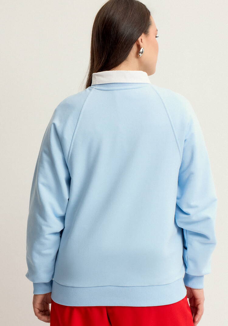 Свитшот с декором на груди шир.  750, рис. 19