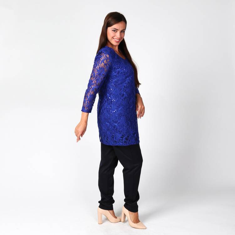 Туника из ажурной ткани шир.  750, рис. 21